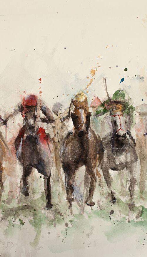 Horse Racing by Tomasz Mikutel