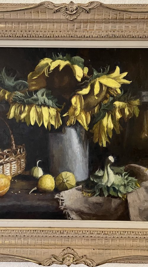 Sun flower Still Life by Andres Portillo