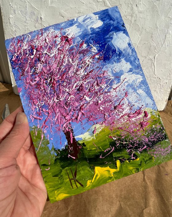 Cherry Blossom Painting