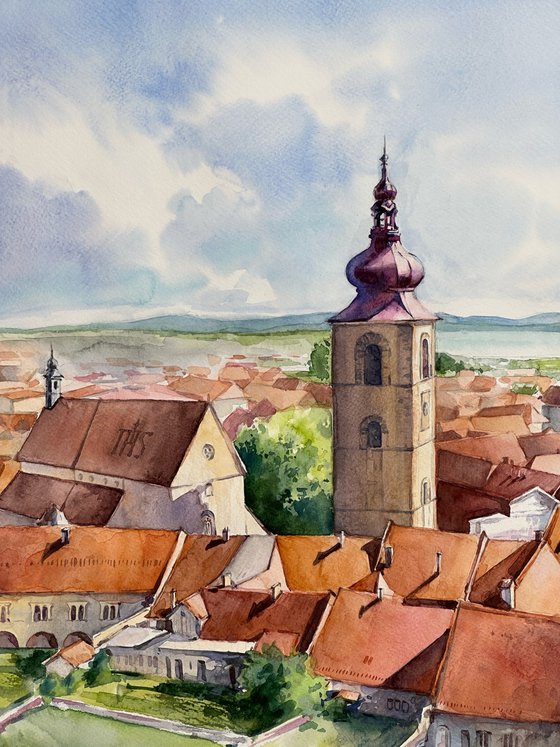 Ptuj city view