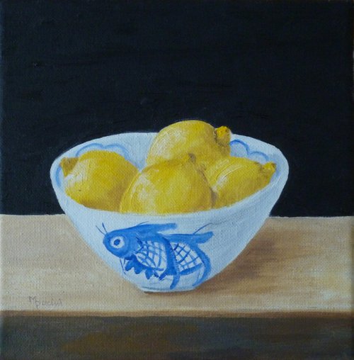 Bowl with Lemons by Maddalena Pacini