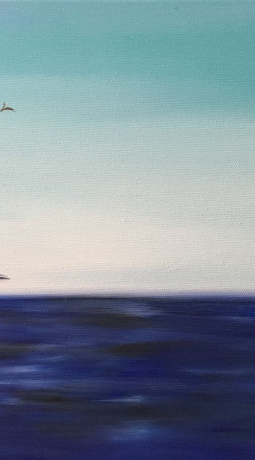 Little Boat on the Sea by Timea  Valsami
