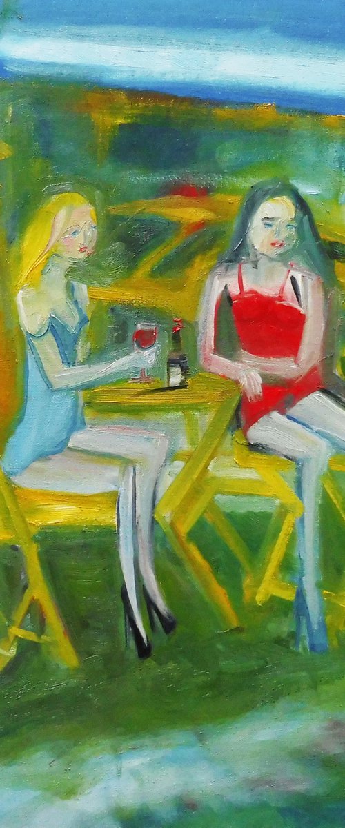 CAFE RED WINE FOR TWO. by Tim Taylor