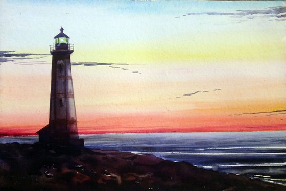 Evening Lighthouse