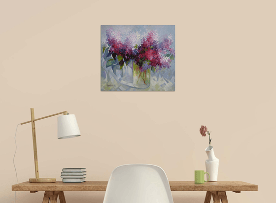 Lilac flowers - floral art