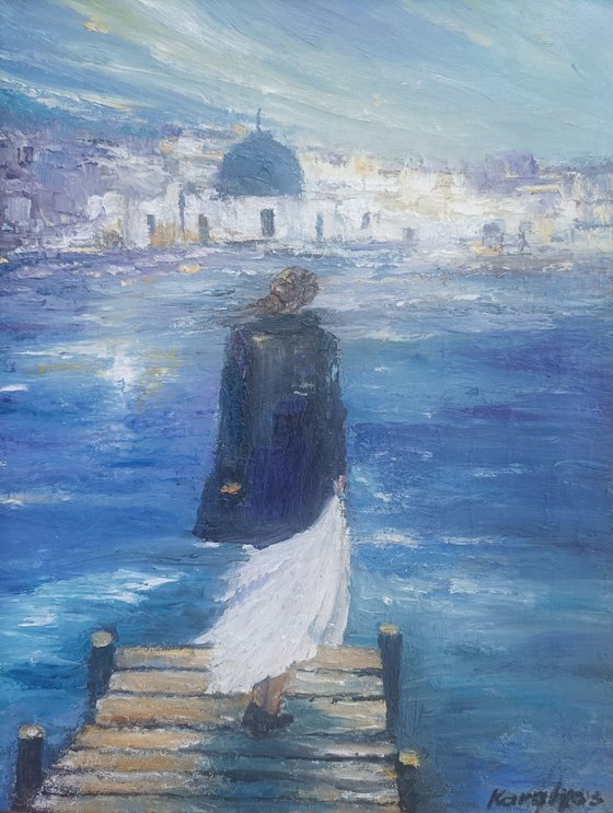 Looking at the sea