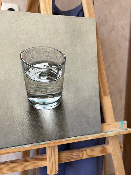 Glass of water. Still life