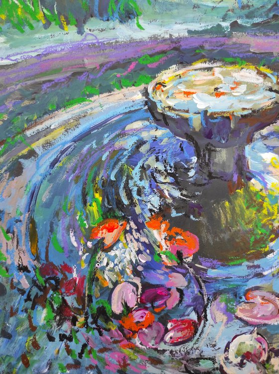 Water lilies. Schloss Eggenberg