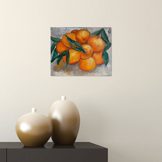 Clementines on the table
