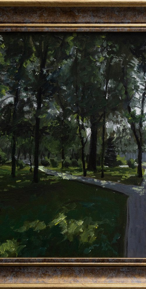 In the summer park by Mikhail Rak