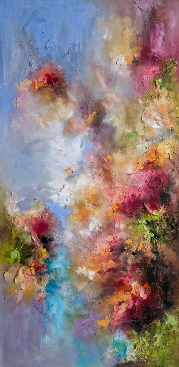 Soft Collapse By Anna Schofield, 20 X 39, Artwork For Sale On Artfinder