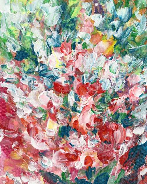 Floral Delight 9 - Floral Painting by Kathy Morton Stanion by Kathy Morton Stanion