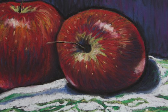 Two Red Apples