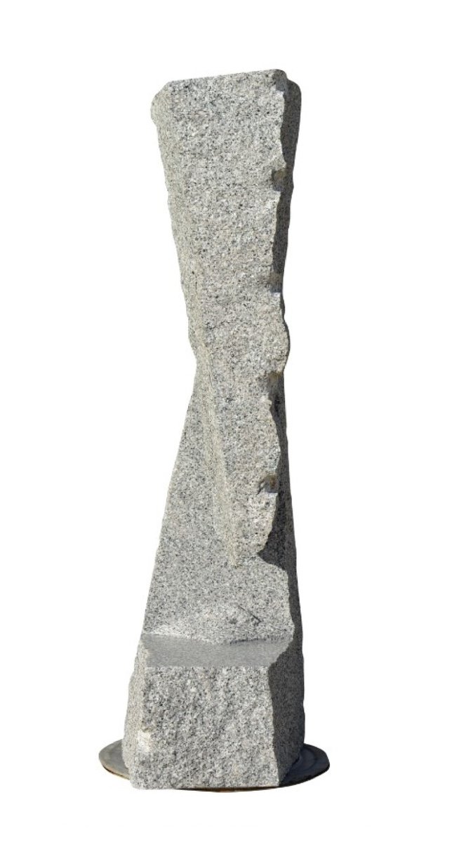 Abstract Stone Sculpture By Ognyan Chitakov, 11 X 37", "Balance", Original Artwork