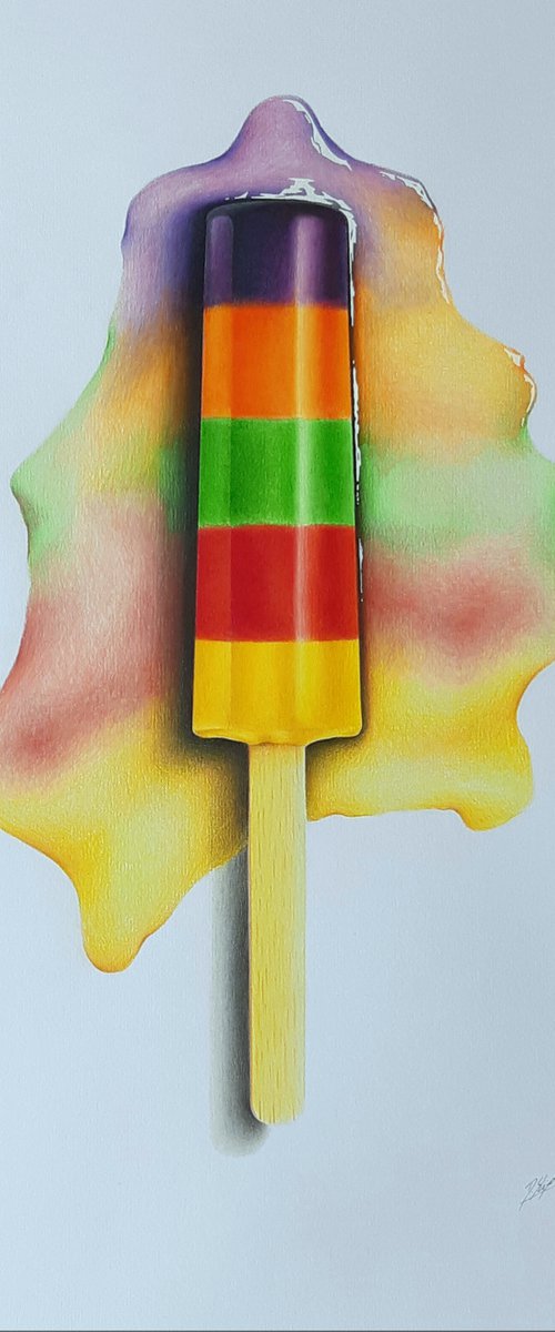 Fruit Pastel Lolly by Daniel Shipton