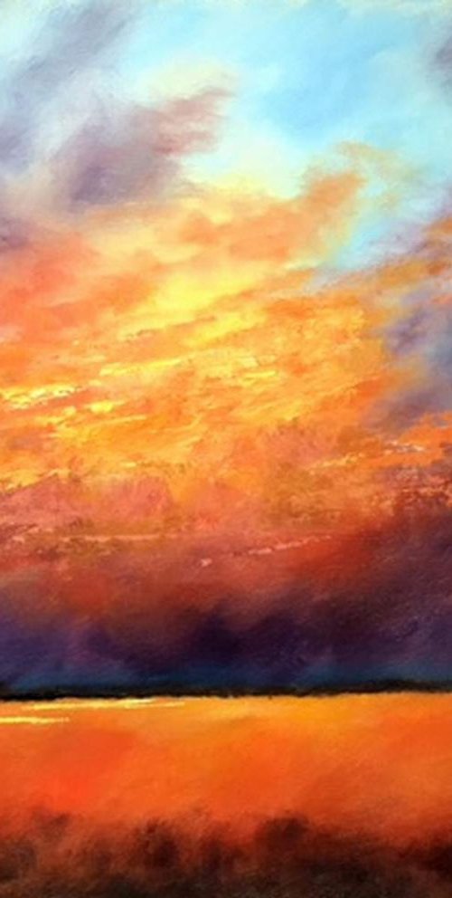 MOODY SKIES SERIES - FIRE IN THE SKY by BARBARA  HARLOW