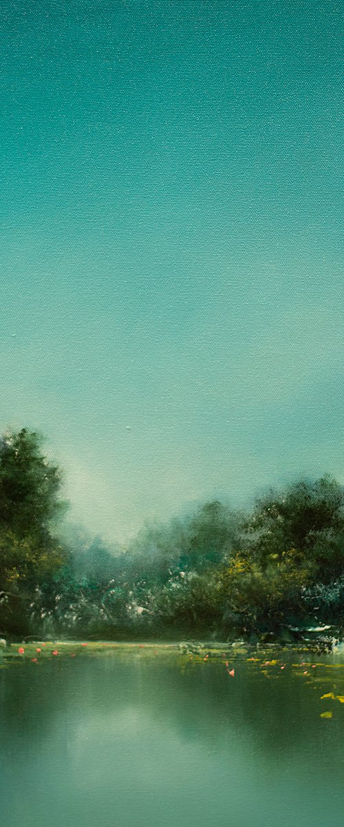 Another Day in Paradise 11 | Framed Landscape Oil Painting by Kris Ancog