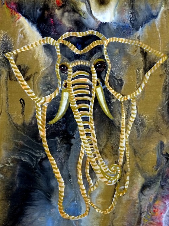 Golden elephant