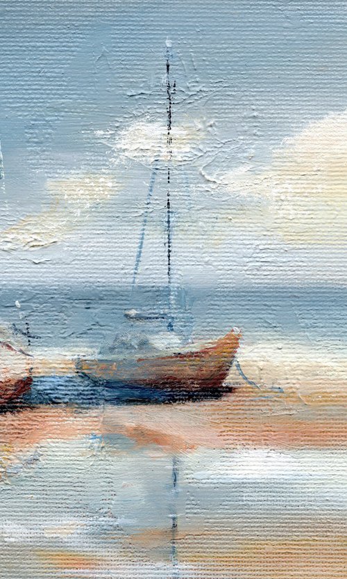 Two sailing boats by Alena Post