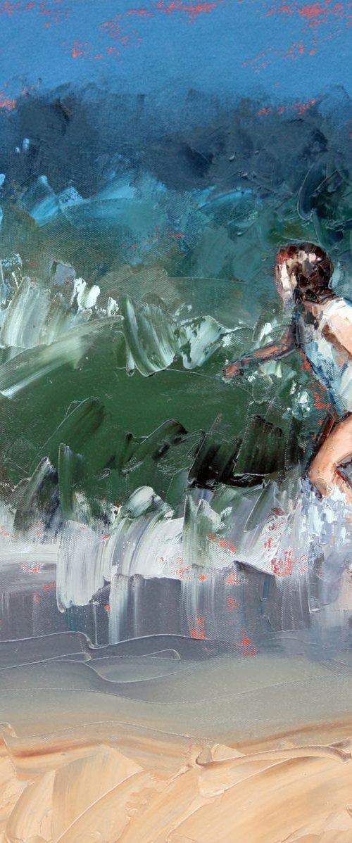 Braving The Waves IV by Claire McCall