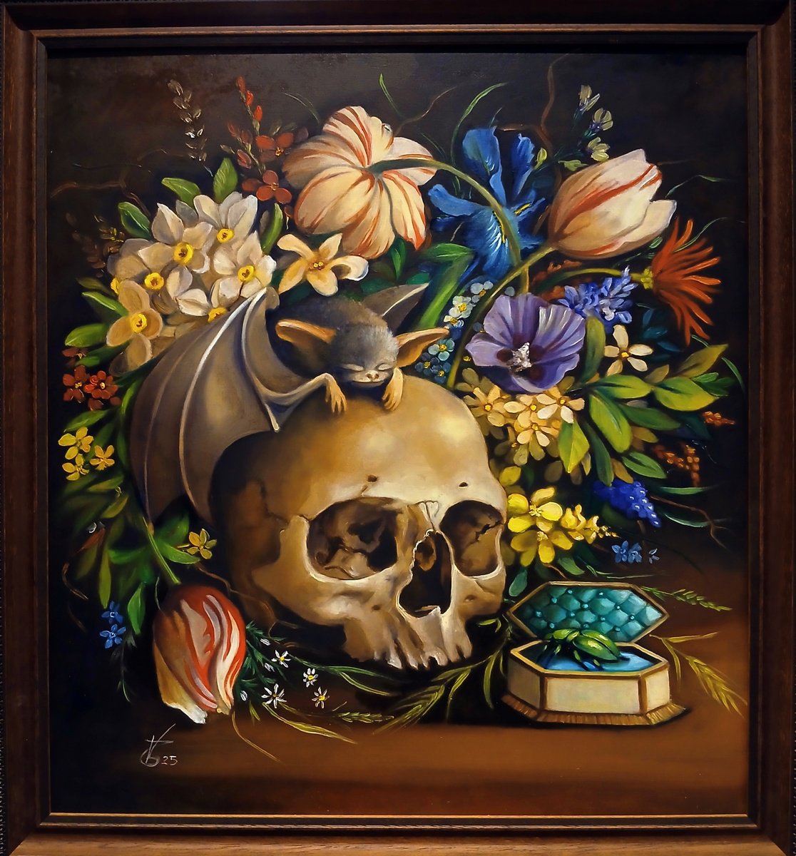 Surrealistic Still Life Oil Painting By Valentina Toma