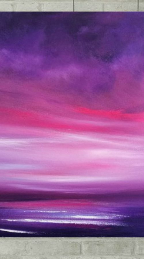 Karma, Landscape - Modern Art Office Decor Home by Mel Graham
