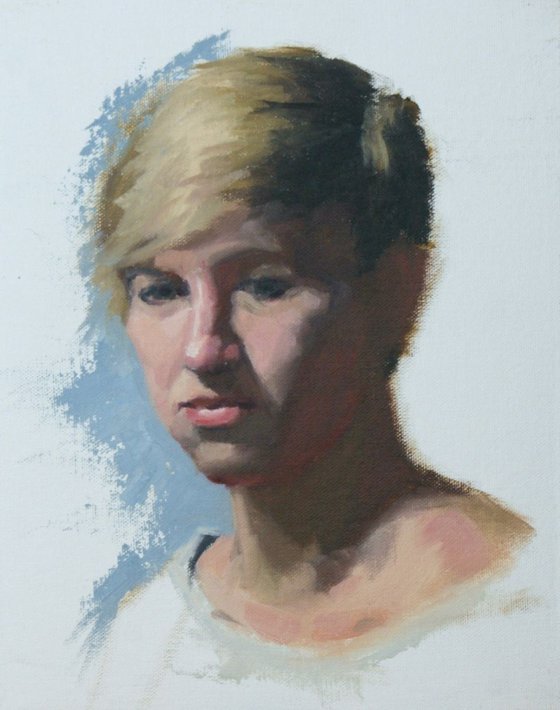 Portrait on White