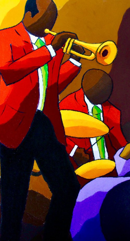 Jazz red green by Olivier Boissinot