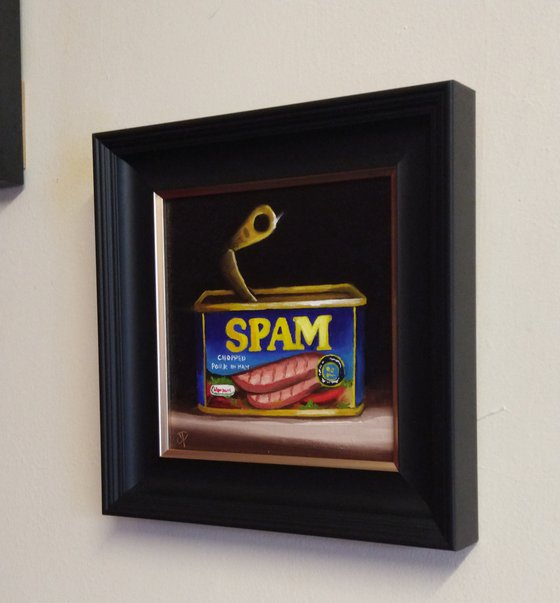 Spam tin still life