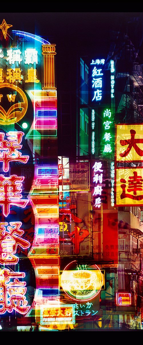 Lights of Mong Kok by Richard Heeps