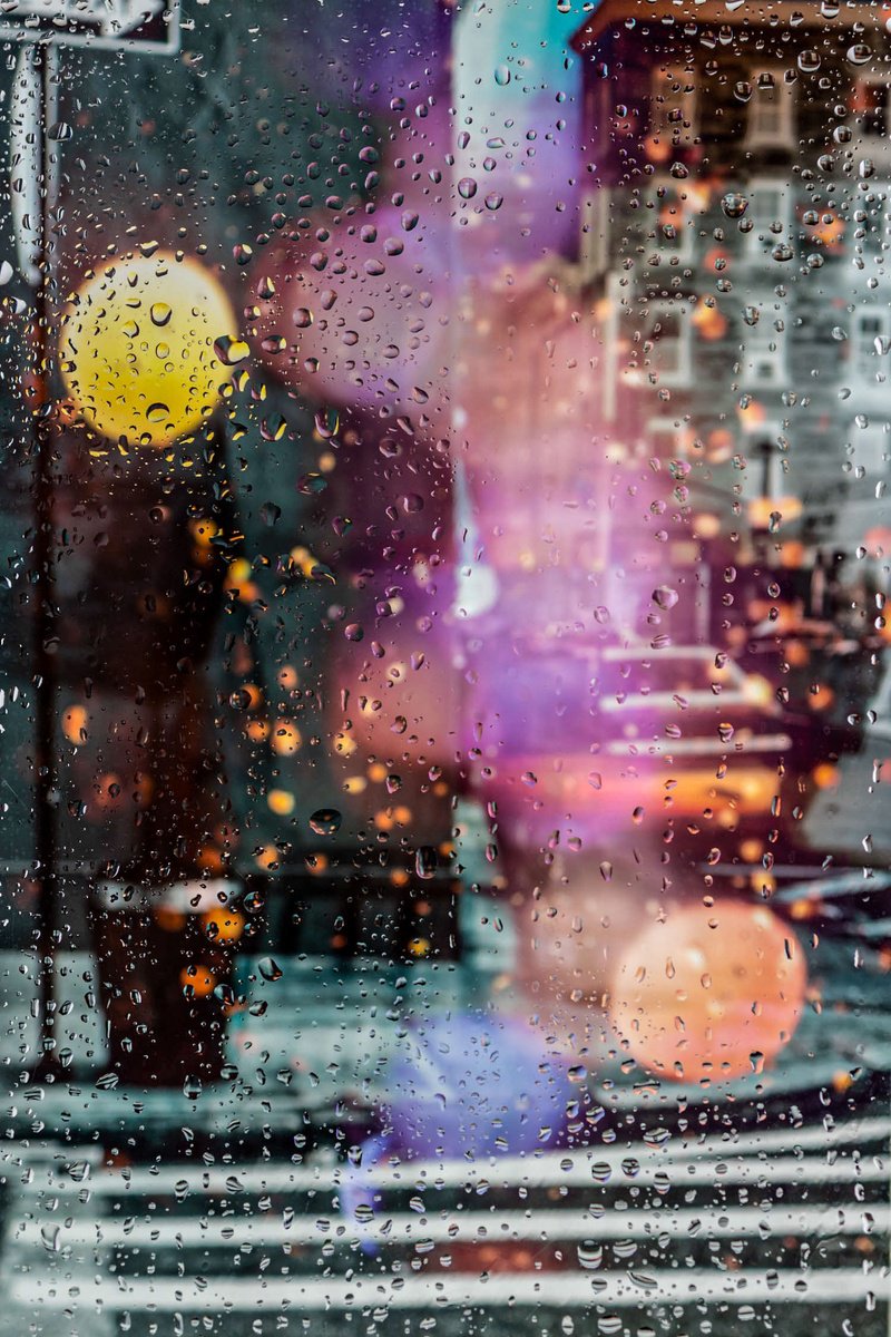 Abstract Cityscapes Photograph By Sven Pfrommer, 47 X 31", Rainy Days In New York Ix, Original Artwork