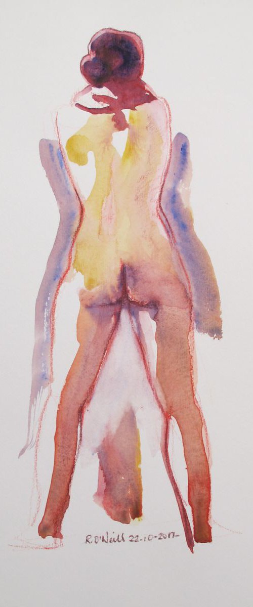 Standing female nude by Rory O’Neill