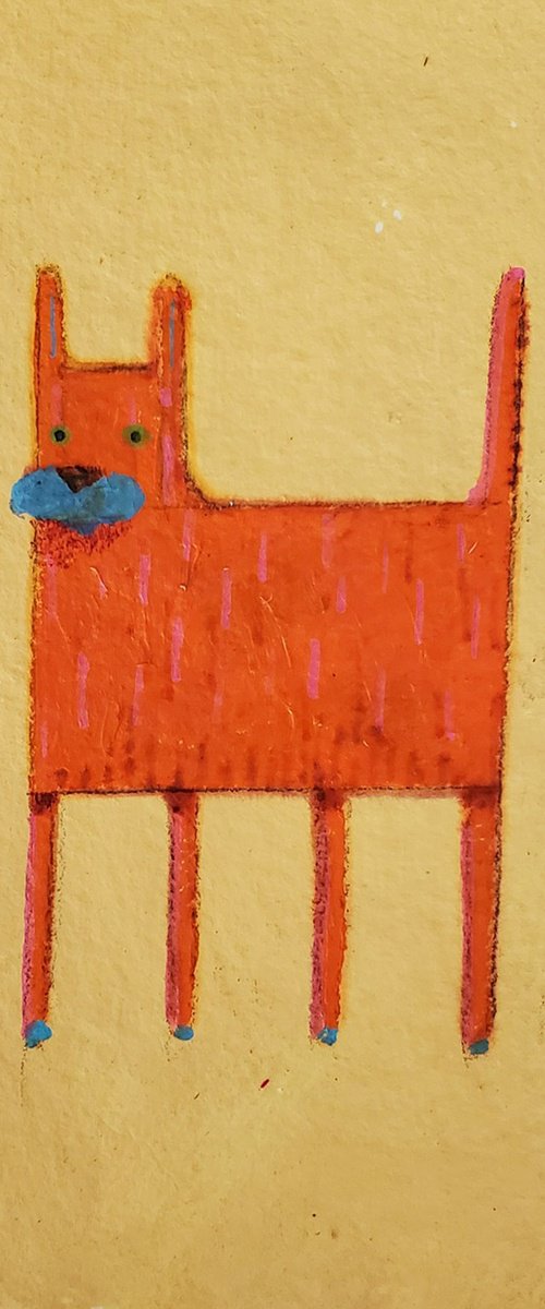 Orange Terrier by Mat JS Moore