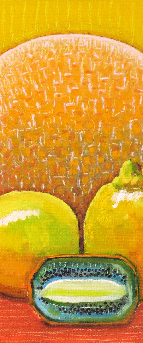 Melon, Lemons and Kiwi by Richard Gibson