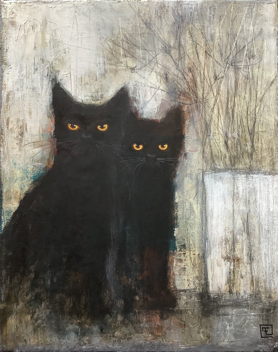 BLACK CATS by Eva Fialka