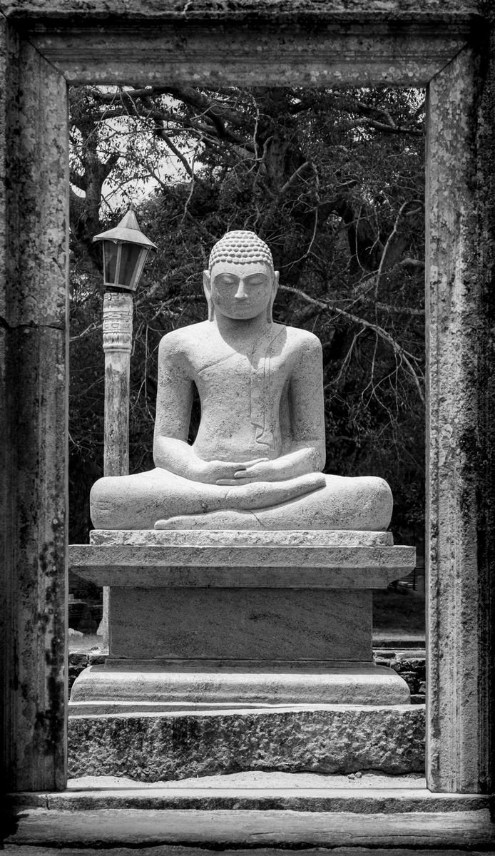 Buddhist Statue - Sri Lanka by Stephen Hodgetts Photography