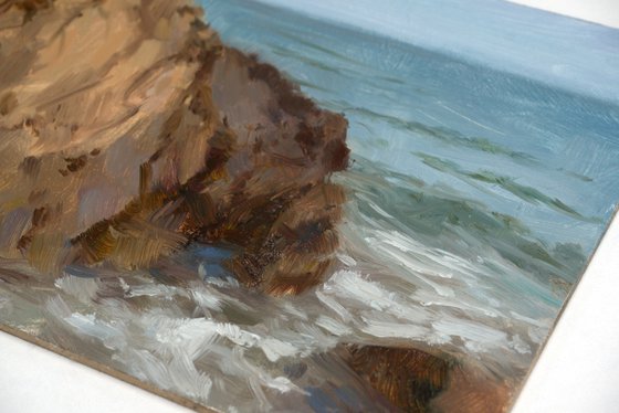 Sea cliffs at summer solstice