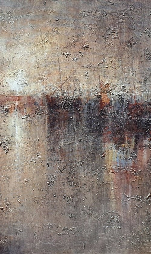 " Harbor of destroyed dreams - Utopia " (W 130 x H 90 cm) SPECIAL PRICE!!! by Ivan  Grozdanovski