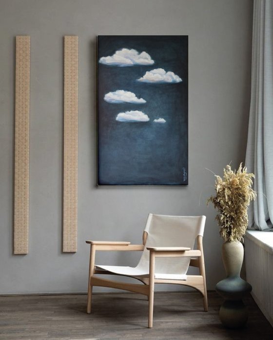 Clouds on indigo