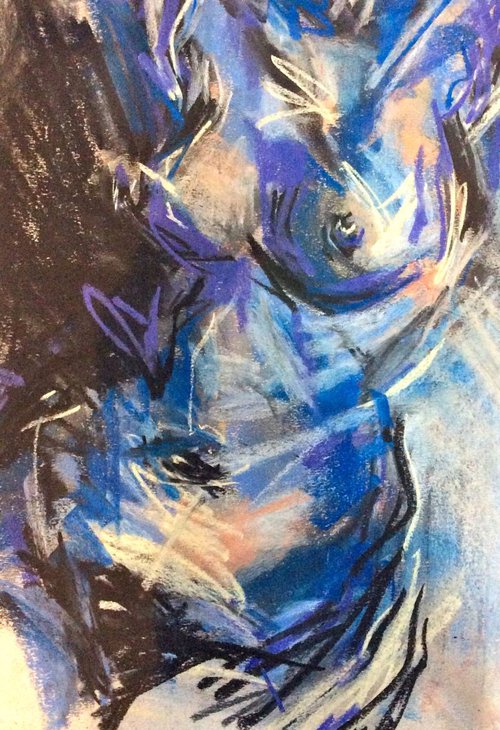 Naked Blue no.8 by Sheila Volpe