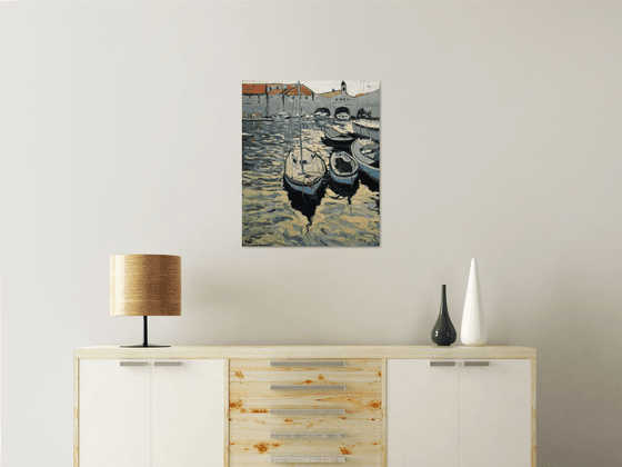 The city harbour in Dubrovnik