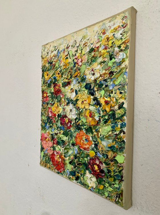 Colorful strawflowers