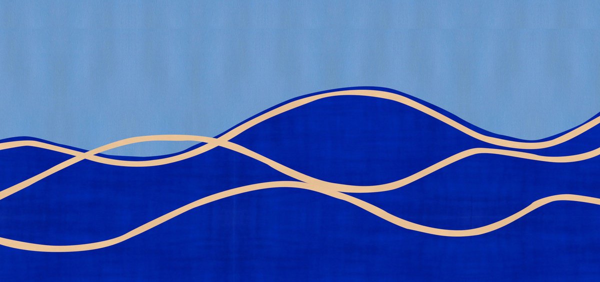  Serene Landscape #52 By Marina Krylova, 75 X 35, Artwork For Sale On Artfinder