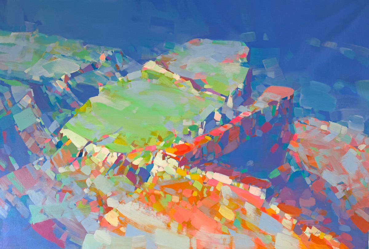 Canyon View By Vahe Yeremyan, 66 X 44, Artwork For Sale On Artfinder