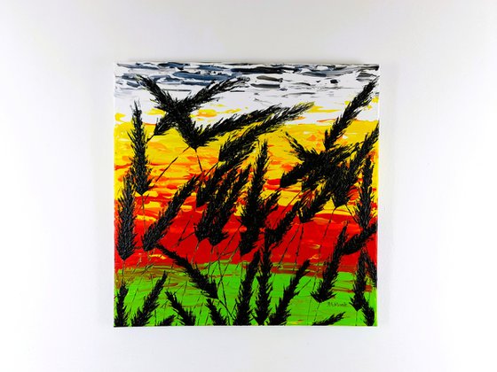 Sunset In The Grass 1