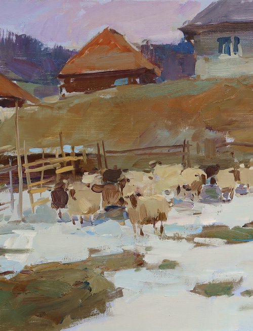 Sheepfold. March by Aleksandr  Kryushyn