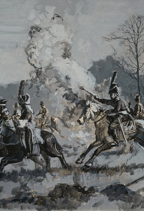 Attack of Ataman M. I. Platov by Simon Kozhin