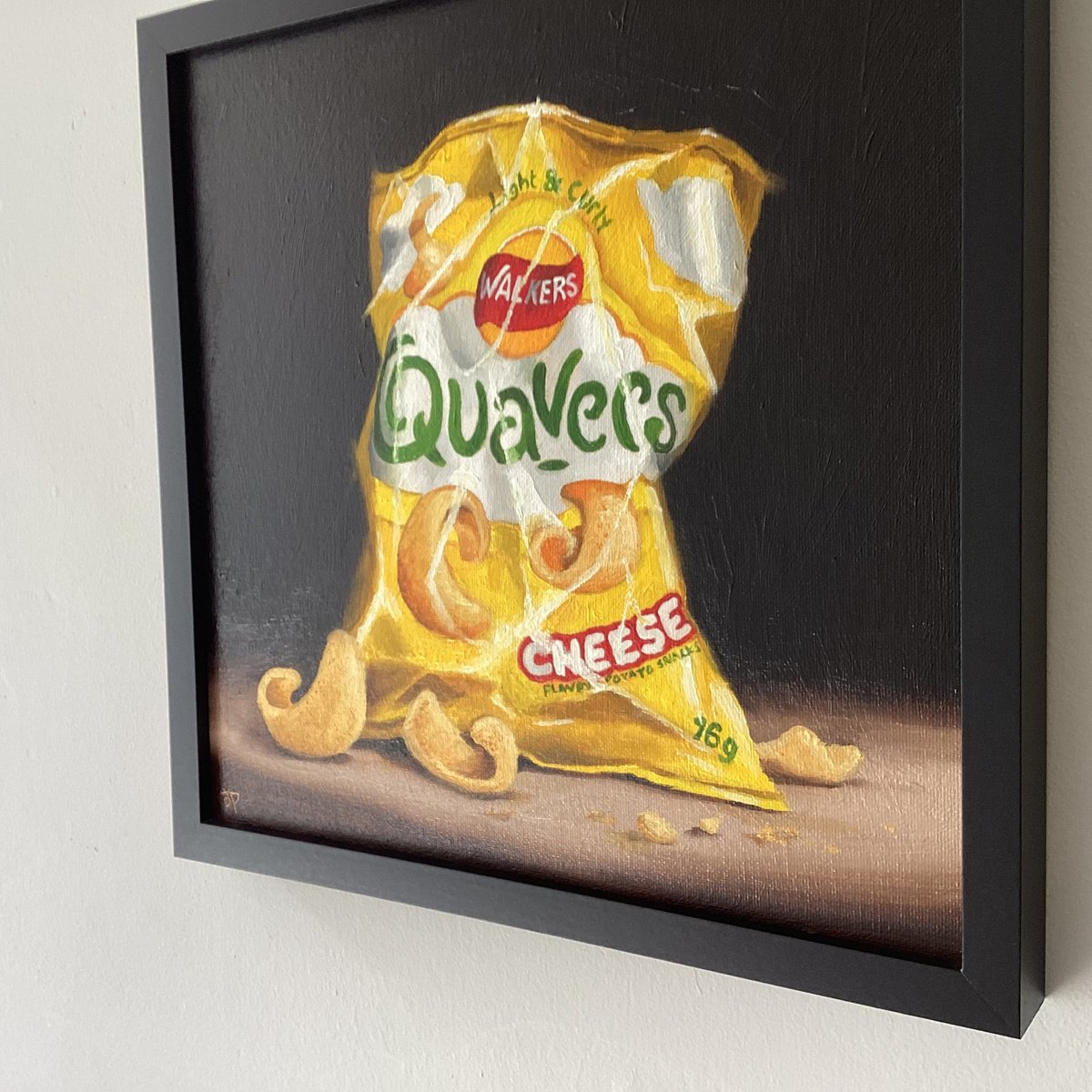 Photorealistic Still Life Oil Painting By Jane Palmer Art, 13 X 13, Quavers, Original Artwork