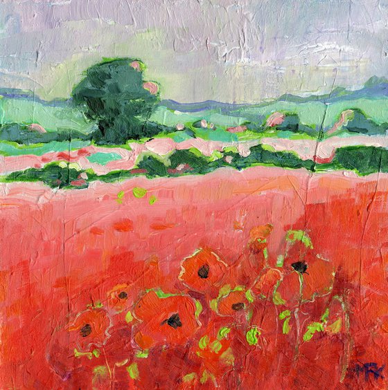 Red Poppies - Miniature