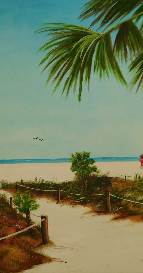 Siesta Key Beach Access by Lloyd Dobson